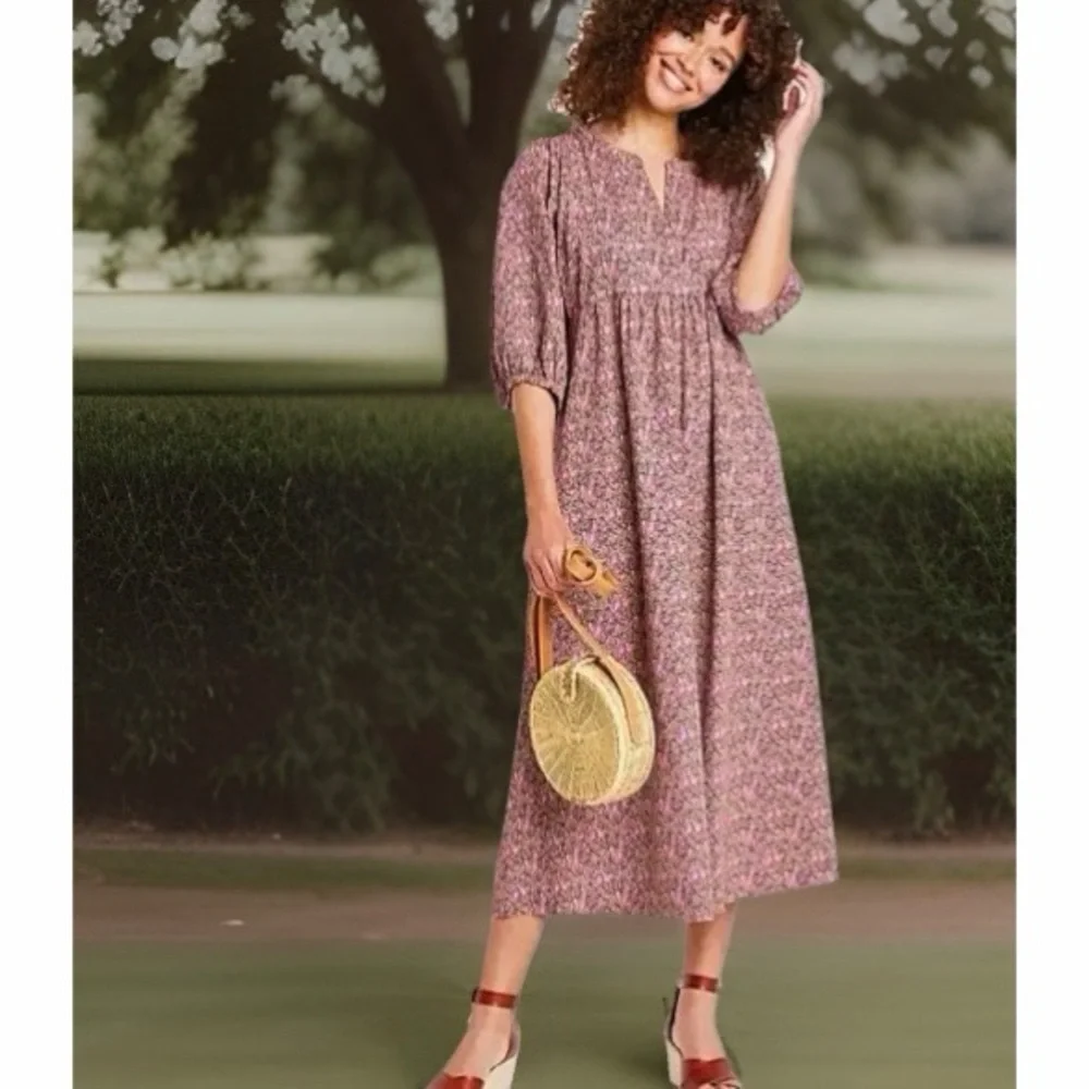UNIVERSAL THREAD Empire Waist Prairie Dress - Picture 1 of 8